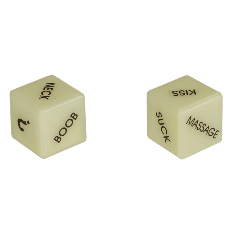 Неоновые кубики OOOTB Love Dice Glow In The Dark, 2 шт.