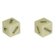 Неоновые кубики OOOTB Love Dice Glow In The Dark, 2 шт.