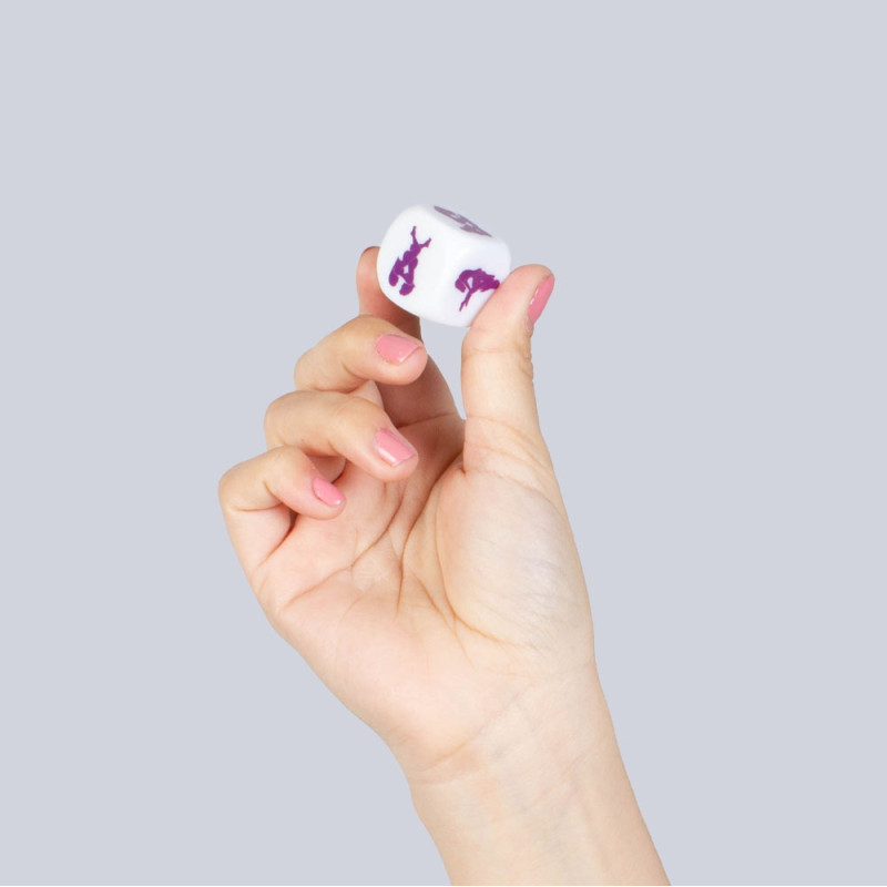Игровой кубик Secret Play Lesbian Kamasutra Dice, 25 мм