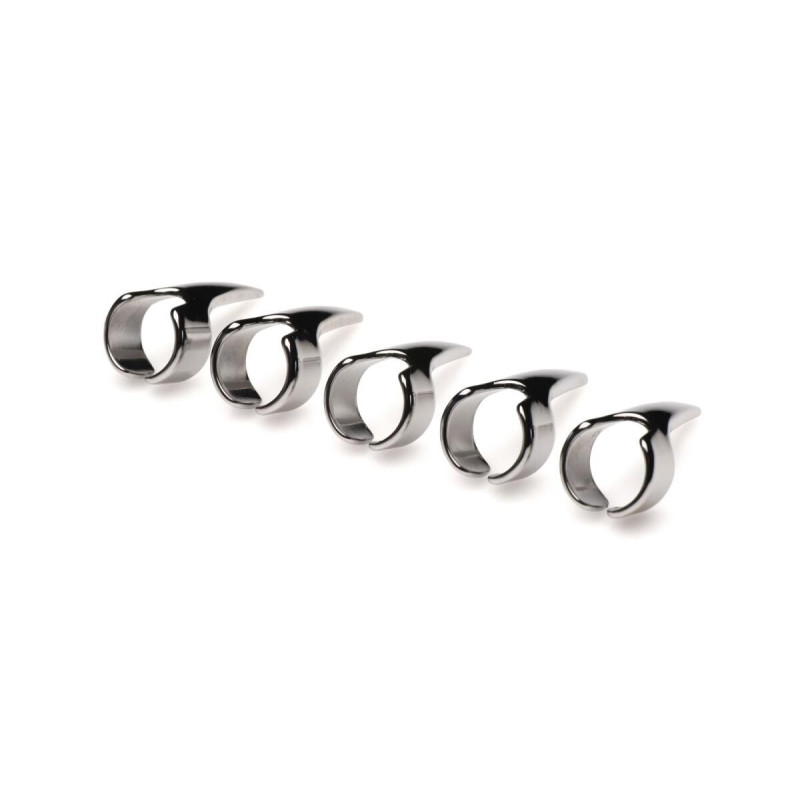 Набір кілець з кігтями Master Series Five-Piece Sensation Claw Rings - Silver