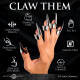 Набір кілець з кігтями Master Series Five-Piece Sensation Claw Rings - Silver