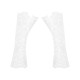 Мереживні мітенки Obsessive Heavenlly gloves білі One size