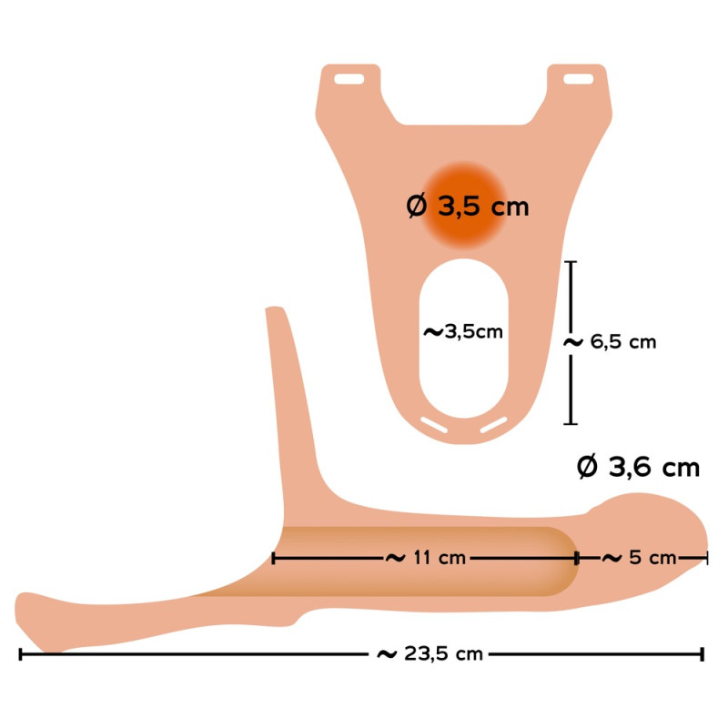Мужской страпон You2Toys Strap-On Silicone Sleeve Medium