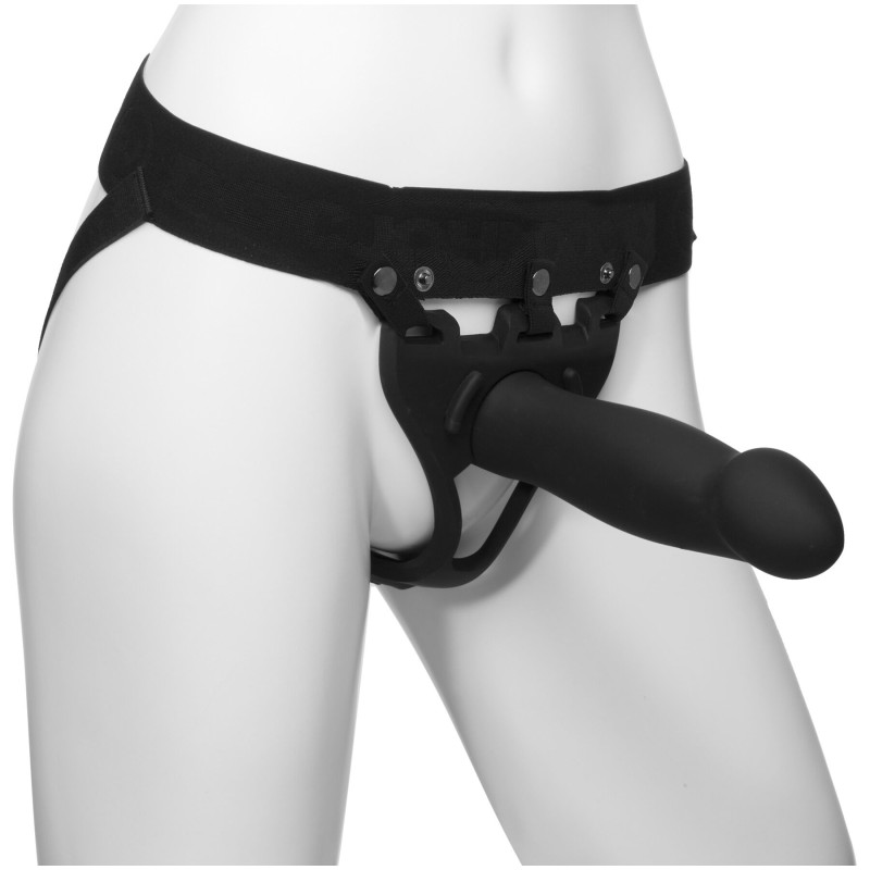 Страпон унисекс Doc Johnson Body Extensions – Be Bold, пустая насадка