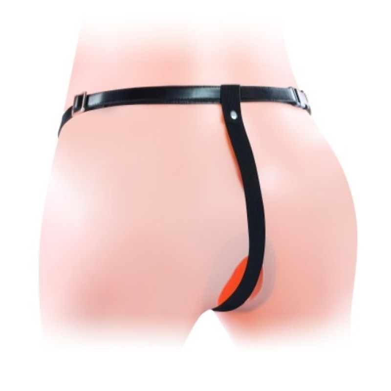 Страпон LoveToy Vibrating Unisex Hollow LVTOY050