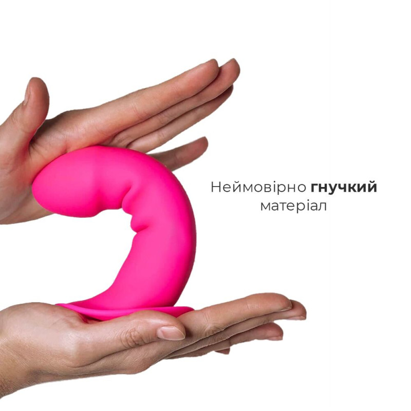 Ділдо з присоскою Adrien Lastic Hitsens 2 Рожевий 16,7/4 см
