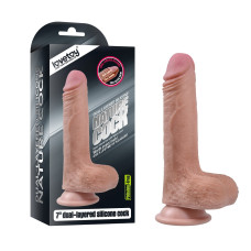 Фалоімітатор LoveToy Dual-Layered Silicone Cock 7 Flesh