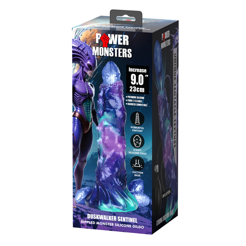 Надувний фентезійний фалоімітатор Power Monsters DuskWalker Sentinel, 23 см