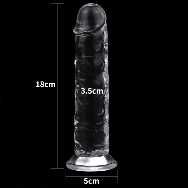 Фаллоимитатор LoveToy Flawless Clear Dildo 7 Clear