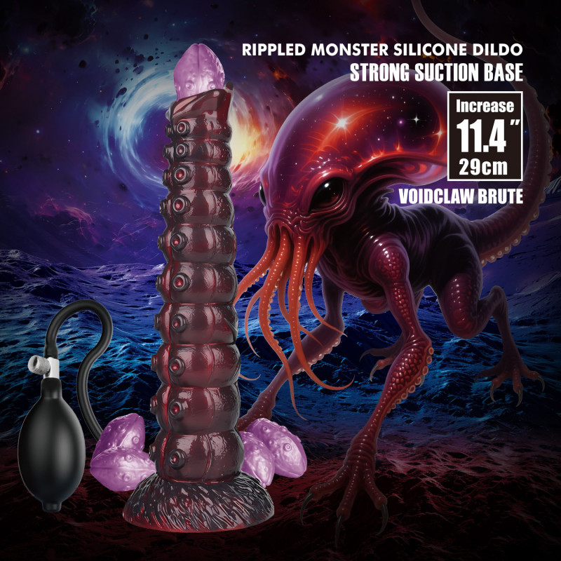 Надувний фентезійний фалоімітатор Power Monsters Voidclaw Brute, 29 см