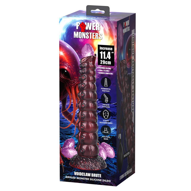 Надувний фентезійний фалоімітатор Power Monsters Voidclaw Brute, 29 см