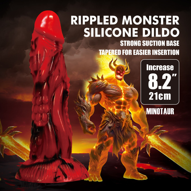 Фентезійний фалоімітатор Power Monsters Minotaur, 21 см