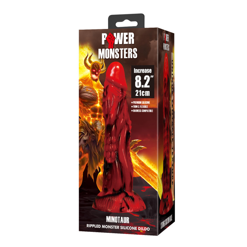 Фентезійний фалоімітатор Power Monsters Minotaur, 21 см