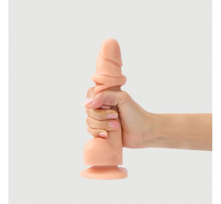 Реалістичний фалоімітатор Strap-On-Me Sliding Skin Realistic Dildo Vanille - S, ефект рухливої шкіри