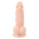 Фалоімітатор Nature Skin Dildo with a Suction Cup Тілесний