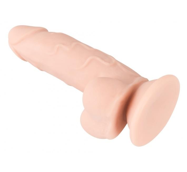 Фалоімітатор Nature Skin Dildo with a Suction Cup Тілесний