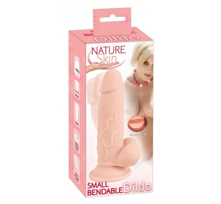 Фалоімітатор Nature Skin Dildo with a Suction Cup Тілесний