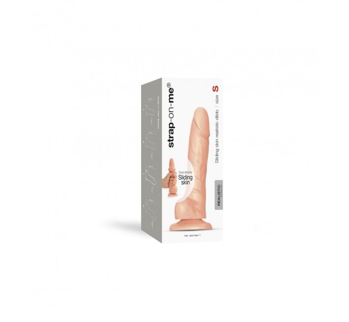 Реалистичный фаллоимитатор Strap-On-Me Sliding Skin Realistic Dildo Vanille - S, эффект подвижной кожи