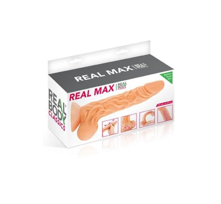 Фаллоимитатор с подвижной крайней плотью Real Body Real Max