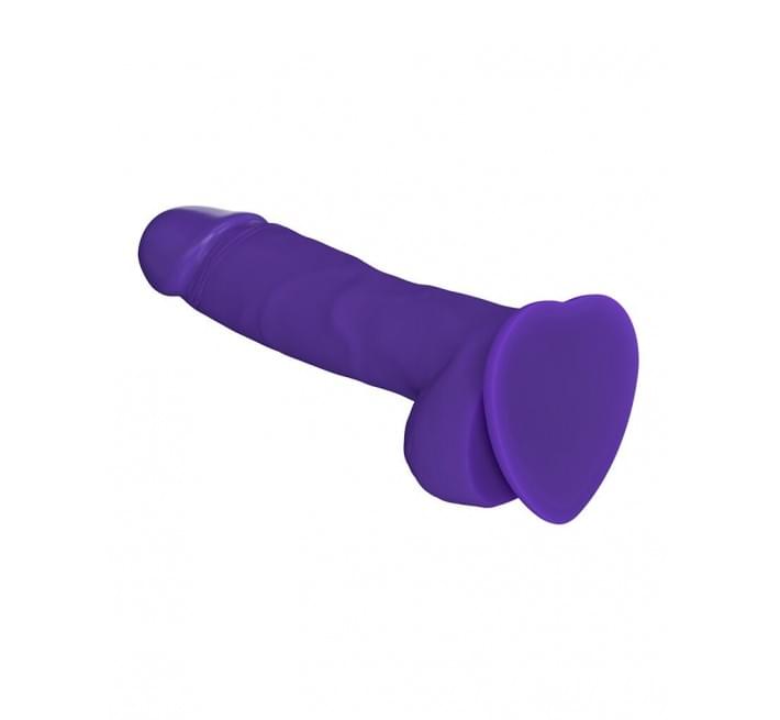 Реалистичный фаллоимитатор Strap-On-Me SOFT REALISTIC DILDO Фиолетовый Size XL