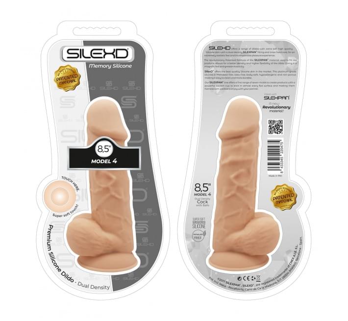 Фаллоимитатор Silexd Norman Premium Silicone Dildo MODEL 4 Размер 8.5"