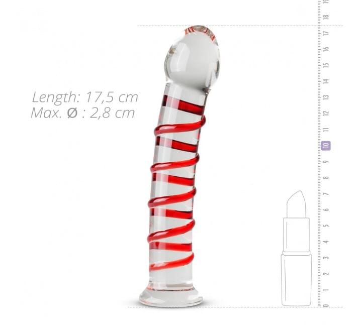 Скляний дилдо Gildo Glass Dildo No. 15