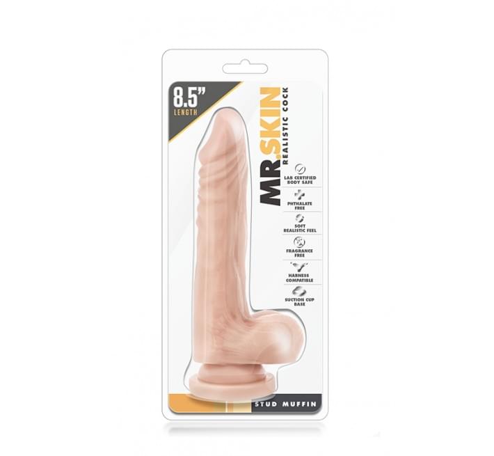 Фалоімітатор Blush MR. SKIN REALISTIC COCK STUD MUFFIN