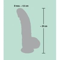 Фалоімітатор You2Toys з мошонкою Medical Silicone Dildo Тілесний 20 см 526673