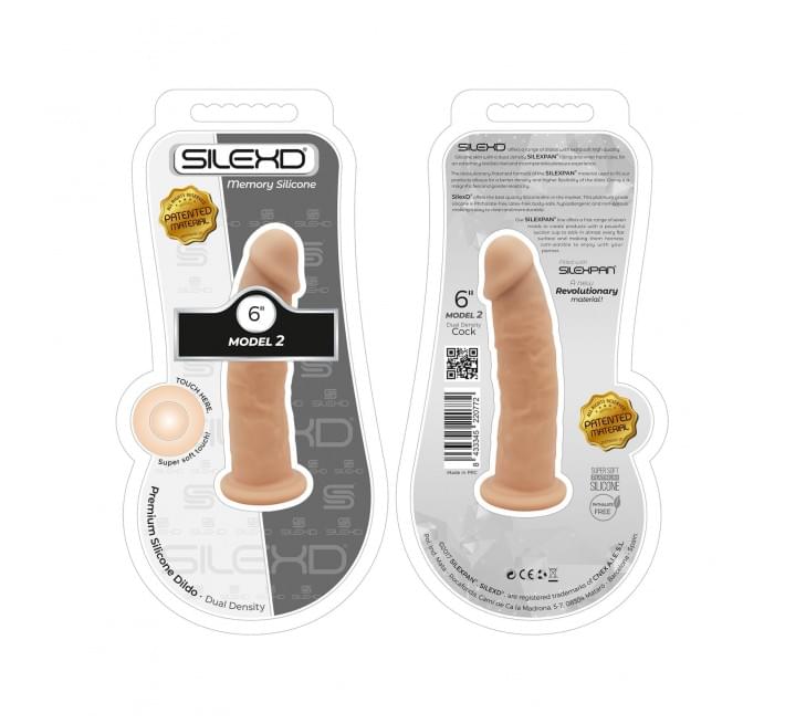 Фаллоимитатор Silexd Robby Premium Silicone Dildo MODEL 2 Размер 6"