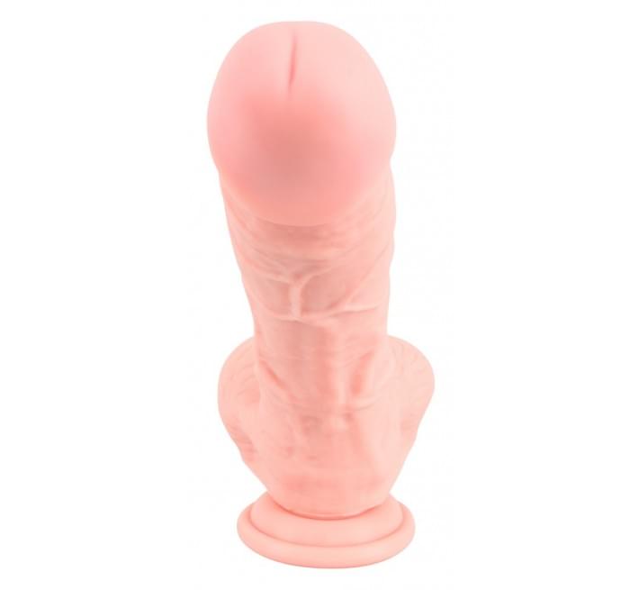 Фаллоимитатор You2Toys с мошонкой Medical Silicone Dildo Телесный 24 см 52669