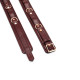 Фіксатори для стегон Liebe Seele Wine Red Thigh Cuffs L Size, натуральна шкіра