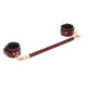 Фиксатор-распорка для ног или рук Liebe Seele Wine Red Spreader Bar, дерево + натуральная кожа