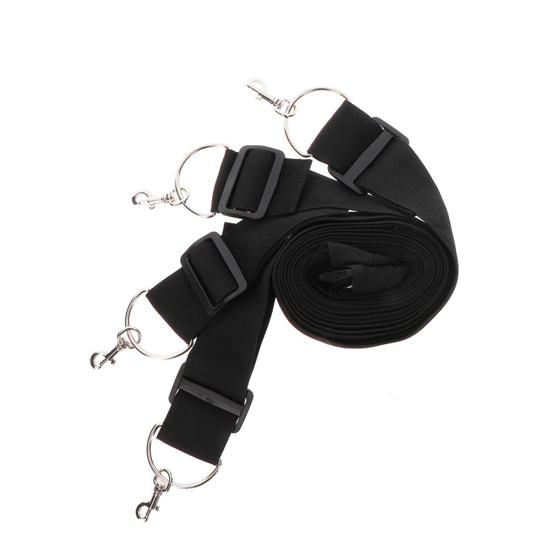 Фиксаторы на кровать с карабинами Taboom Bed Restraints черные