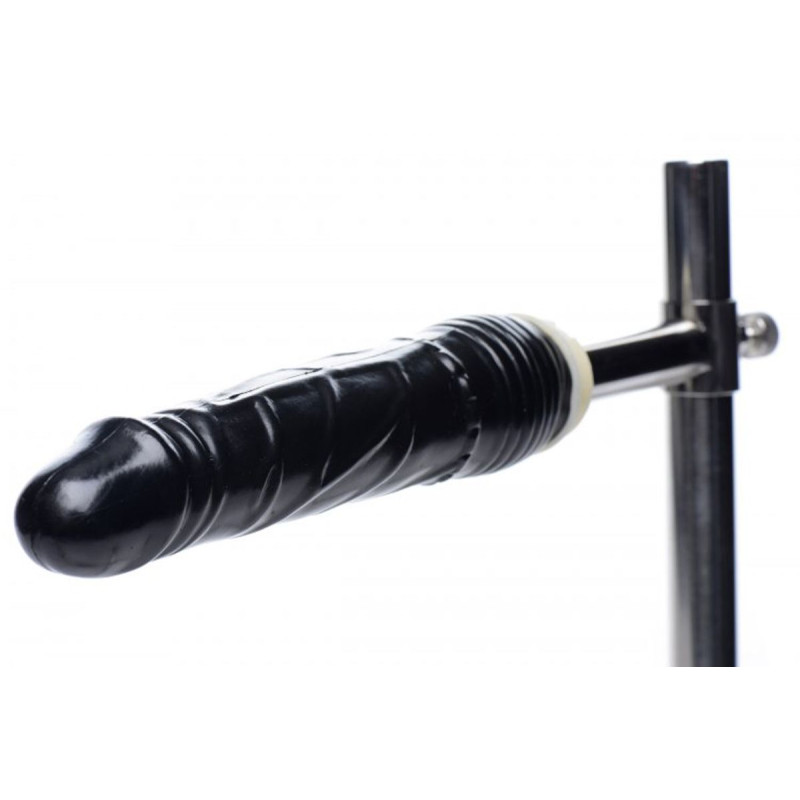 Конструкция для фиксации с фаллоимитатором Master Series Imprisoned Metal Stockade with Dildo