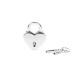 Замочок Liebe Seele Heart Shape Padlock Silver (2 шт)