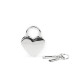Замочок Liebe Seele Heart Shape Padlock Silver (2 шт)