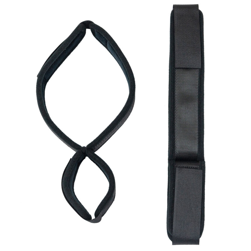 Фіксатори для руки і стегна Punishment - Thigh to Wrist Restraints - Black