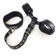 Фиксаторы для шеи и рук Art of Sex Bondage Set из натуральной кожи Черные