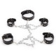Система фіксації DS Fetish Collar with restraints black