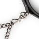 Нашийник з поножами EasyToys Leather Collar With Anklecuff чорний