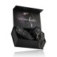 Нашийник з поножами EasyToys Leather Collar With Anklecuff чорний