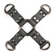 Хрестовина EasyToys Zwarte Kunstleren Hogtie