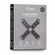 Хрестовина EasyToys Zwarte Kunstleren Hogtie