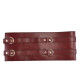 Кожаный пояс для бондажа Liebe Seele Wine Red Waist Cuff, L Size