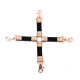 Крестовина для фиксации Liebe Seele Rose Gold Memory Hog Tie, натуральная кожа, розовое золото