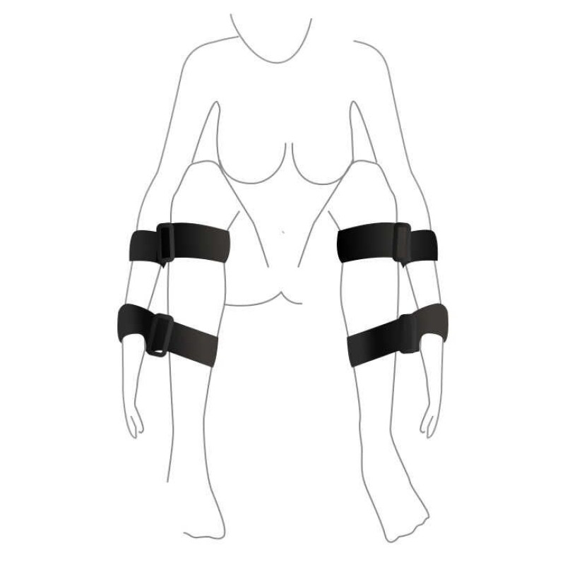 Набор для фиксации Art of Sex BDSM Hands to feet Simple