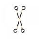 Крестовина UPKO Bondage Boutique leather Hogtie, итальянская кожа