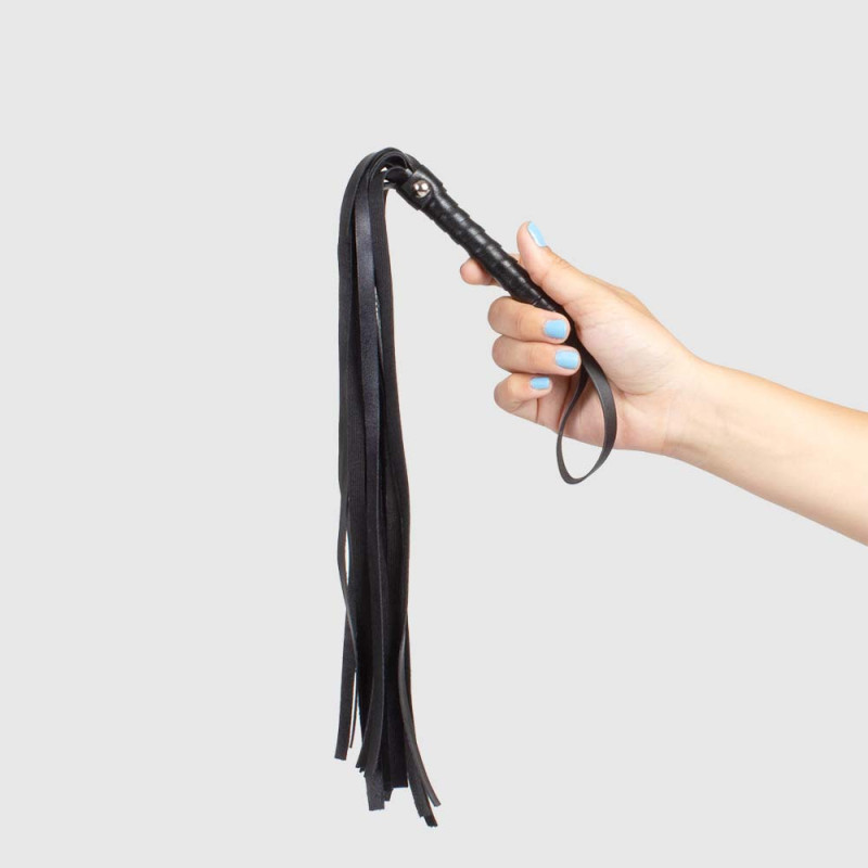 Батіг Secret Play BDSM Playing Kinky Black Bondage Whip
