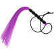 Флогер DS Fetish FLOGGER, 6 шариков, Фиолетовый, ручка 45 см
