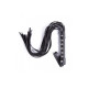 Флогер з шипами DS Fetish Studded flogger black, 55 см